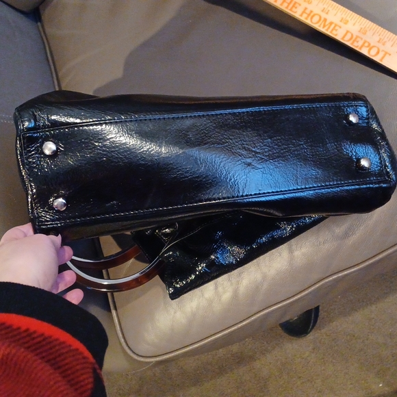 Elie Tahari Patent Leather Tote - Picture 8 of 10